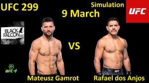 Матеуш Гамрот против Рафаэля дос Аньоса БОЙ В UFC 4/ UFC 299