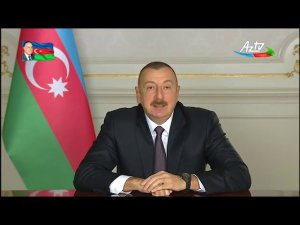 Новогоднее обращение президента Азербайджана И.Г.Алиева (AzTV, 31.12.2017)
