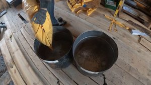 Утепление межэтажного перекрытия эковатой. Ручная засыпка. Как взбивать эковату.