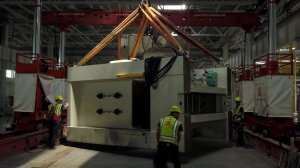 Монтаж 80 тонного пресса гидравлическим порталом. Груз-Сервис