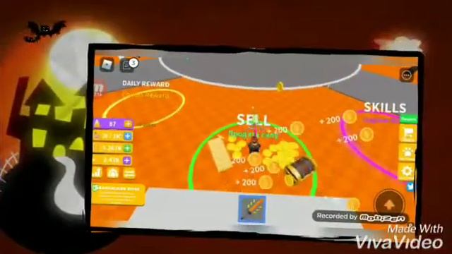 Roblox симулятор сабли. Хеллоуин обновление первое видео. смотреть онлайн