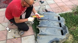 Установка фаркопа на Nissan leaf