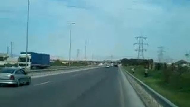 Azərbaycan-Bakı-Sumqayıt yolu - Шоссе Баку-Сумгаит-Baku-Sumgayit highway