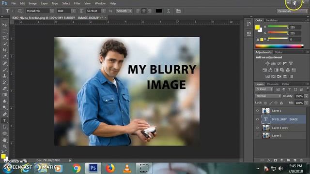 how to blur background in photoshop cs6 || how to blur in photoshop смотреть онлайн