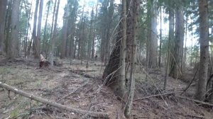 Коп в лесу по старине. Провалились на уазике. Кладоискатель Руся.