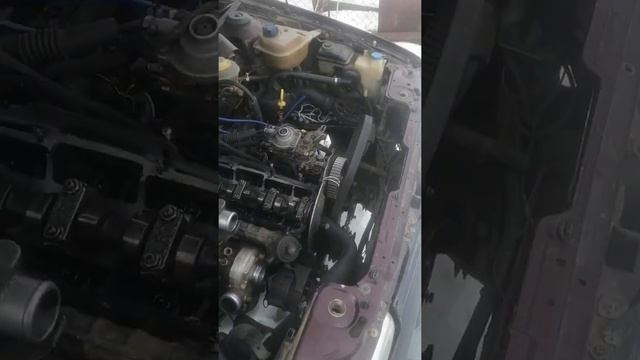 Ауди 80 1.6 турбо дизель пробный запуск после долгих лет простоя и кривых рук рукожопов Часть 1! смотреть онлайн