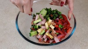 АРОМАТНЫЙ САЛАТ из свежих овощей