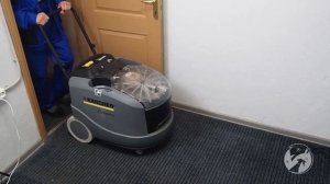 Как проходит чистка ковролина