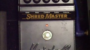 Marshall Shredmaster + Schecter C-1 classic + Fender Blues Jr demo