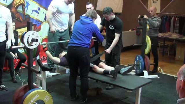 Кубок Невского района СПБ среди лиц ПОДА 07.12.2014 102 кг смотреть онлайн