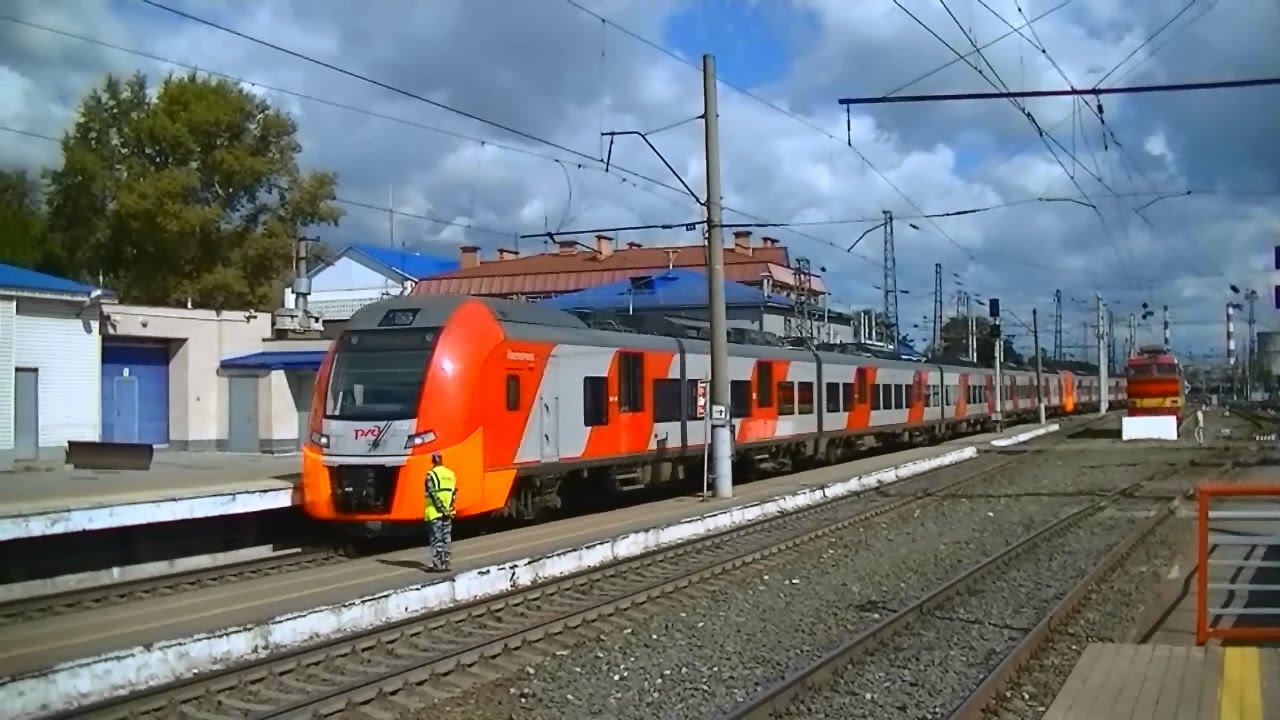 "Ласточка" ЭС1-030 (с ЭС1-028) Нижний Новгород - Москва смотреть онлайн