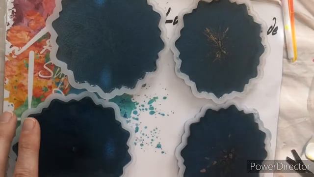 #63 Metallic Mandala Resin Coasters #resincoasters #resintutorial #resin
