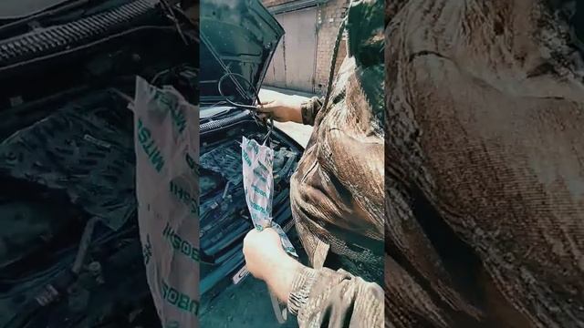 замена ремней генератор, компрессор, гур. мазда демио DW3W смотреть онлайн