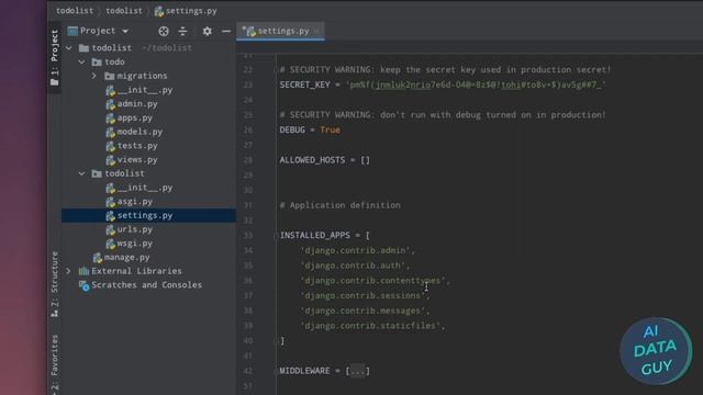 Full Stack Python | Django App Walkthrough & Creation | aidataguy