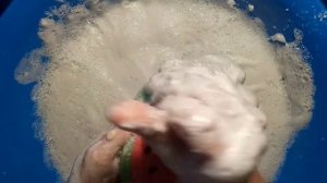 мыление мыльной стружки / губка / пена / asmr soap / soap shavings