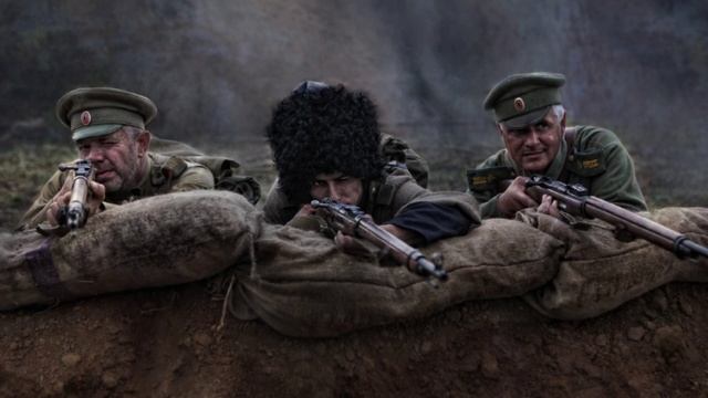 "НЕСКОЛЬКО МГНОВЕНИЙ ПЕРВОЙ МИРОВОЙ"... (Фото-реконструкция Виктора Перякина (Москва).wmv