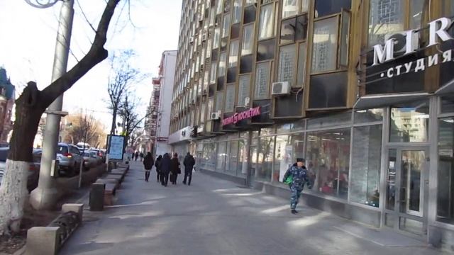 Ростов-на-Дону. Большая Садовая. Между Кировским проспектом и переулком Нахичеванским. Январь 2023