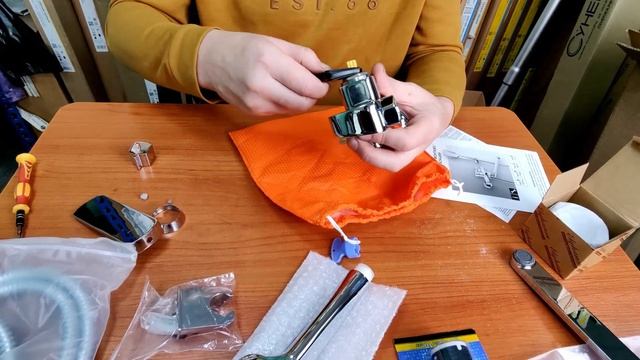 Как мы разобрали смеситель Elghansa HEFFEN 5352520-20 для ванной смотреть онлайн