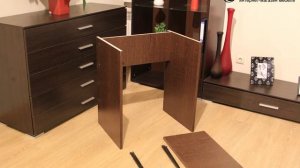 Видео инструкция сборки компьютерного стола С 546