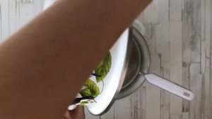 Квас из ревеня с мятой