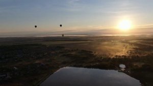 Воздухоплаватели 27.  Полет на воздушном шаре на  рассвете