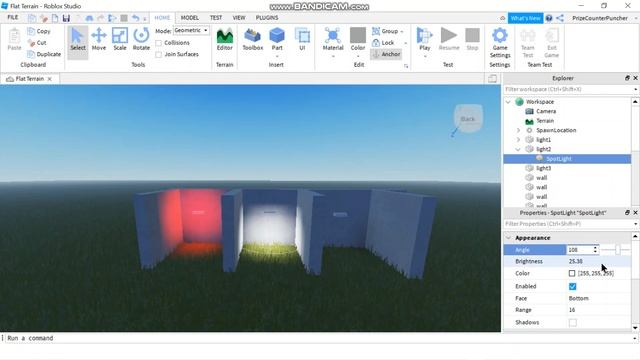 Lighting - PointLight, SpotLight, SurfaceLight (Roblox Studio Tutorial) - PrizeCP Series 2 (057)