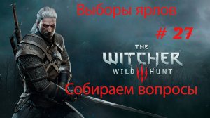 Ведьмак 3 прохождение The Witcher 3 Дикая охота часть #27