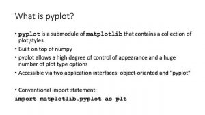 010d Matplotlib and pyplot