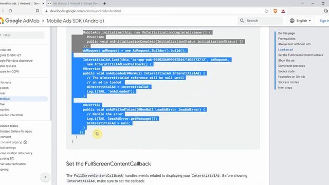 How to implement Interstitial Mobile Ads display in your Android Apps? смотреть онлайн