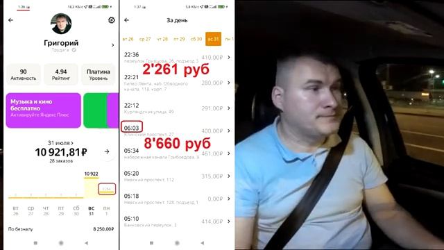 за полтора часа работы в такси заработал больше 3000 рублей смотреть онлайн