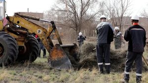 Металлурги вышли на субботник