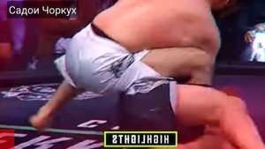Таджик  вырубил Чеченца ММА Хафизов Ахмад Ворух Чоркух Сурх Исфара