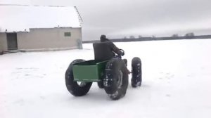 снегоход из мотоблока.андрей сыс.