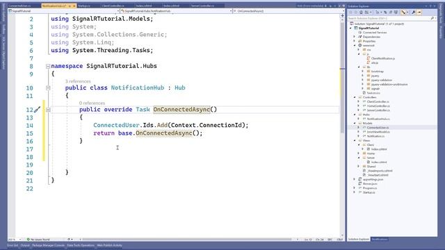 Signal R Connected and Disconnected Clients Details in ASP.NET CORE смотреть онлайн