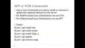 Linux - apt or yum command Part12