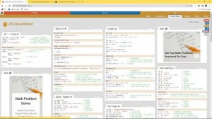 3 Must have Cheat Sheets for web developer .