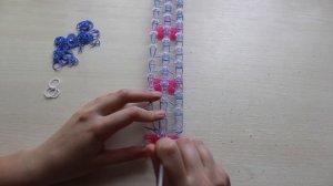 БАНТИК ИЗ РЕЗИНОК |  RAINBOW LOOM BOW