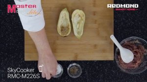Рецепт _Запеченные баклажаны с мясом_ в умной мультиварке REDMOND SkyCooker M226S