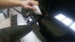 Как отформовать заднее стекло. Тонировка заднего. Формовка на сырую