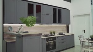 Кухня «Глетчер» Маренго Силк