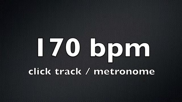 click track / metronome 170 bpm смотреть онлайн