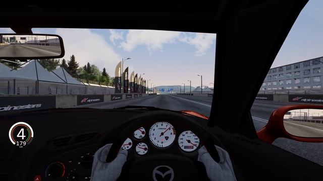 Assetto Corsa - Mazda RX-7 Time Attack Spec at ADAC Rally Shakedown + DOWNLOAD смотреть онлайн