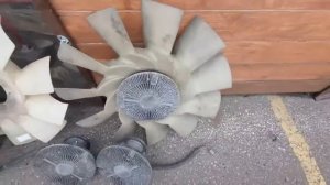 Вентиляторы системы охлаждения тягача Скания