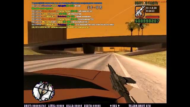 Играем в samp на Дрифт сервере Часть №2: Погоня! смотреть онлайн