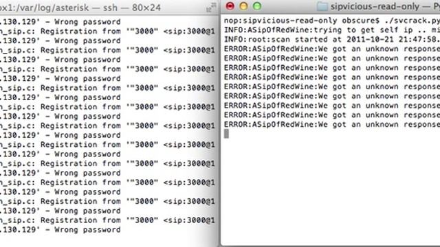 Svcrack and Asterisk logs смотреть онлайн