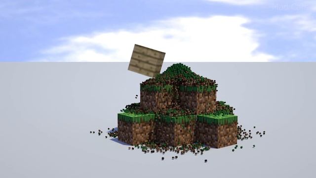 Minecraft Block Destruction with Realistic Physics  Mad Cars