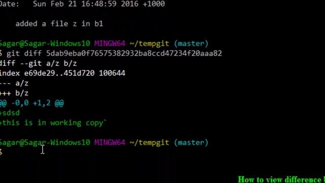 How to view changes in working copy and commit in git смотреть онлайн