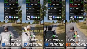 Intel i5 13600K  vs i7 13700K vs  i9 13900K vs Ryzen 7 5800X3D // Test in 7 Games //1440p
