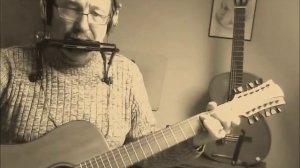 blowing in the wind     harmonica  ,essai 12 cordes lag   tramontane  ( T200 D12 CE)