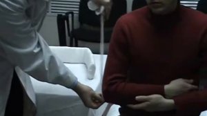 лестничная шина при переломе предплечья